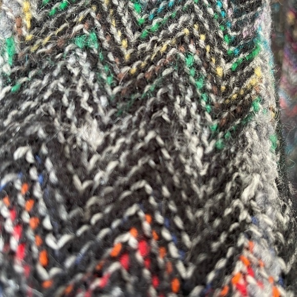 [M] Men’s Vintage Multi Coloured Coogie Style Long Sleeve Sweater Oversized - Picture 7 of 10